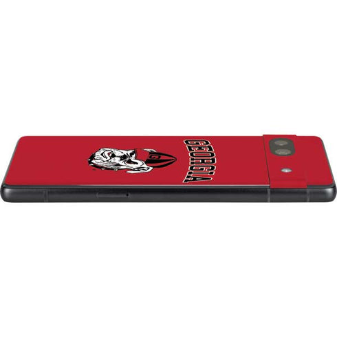 University of Georgia Bulldogs Logo Google Pixel 7a Skin